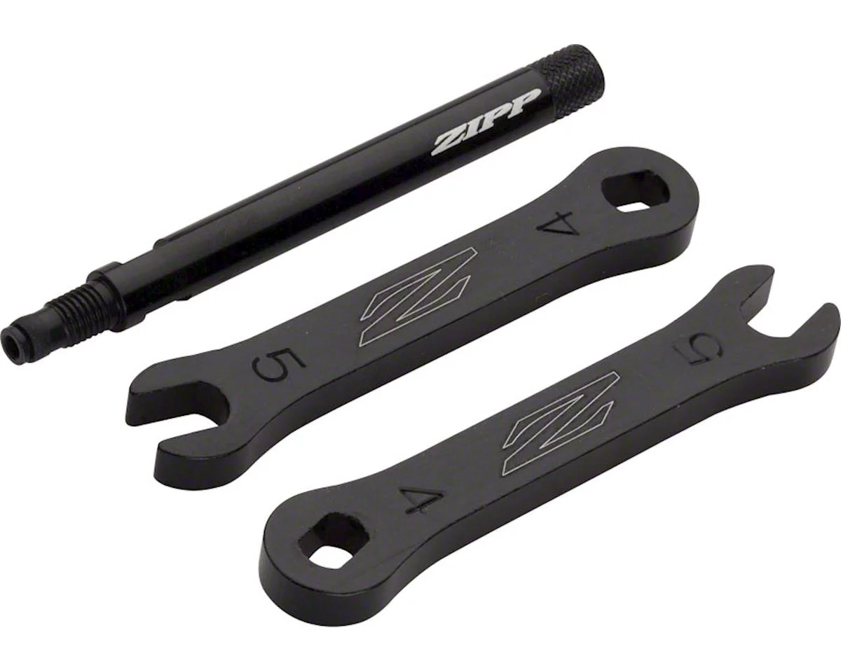 Zipp Tangente Aluminum Knurled Valve Extenders (Black) (Single) (72mm)
